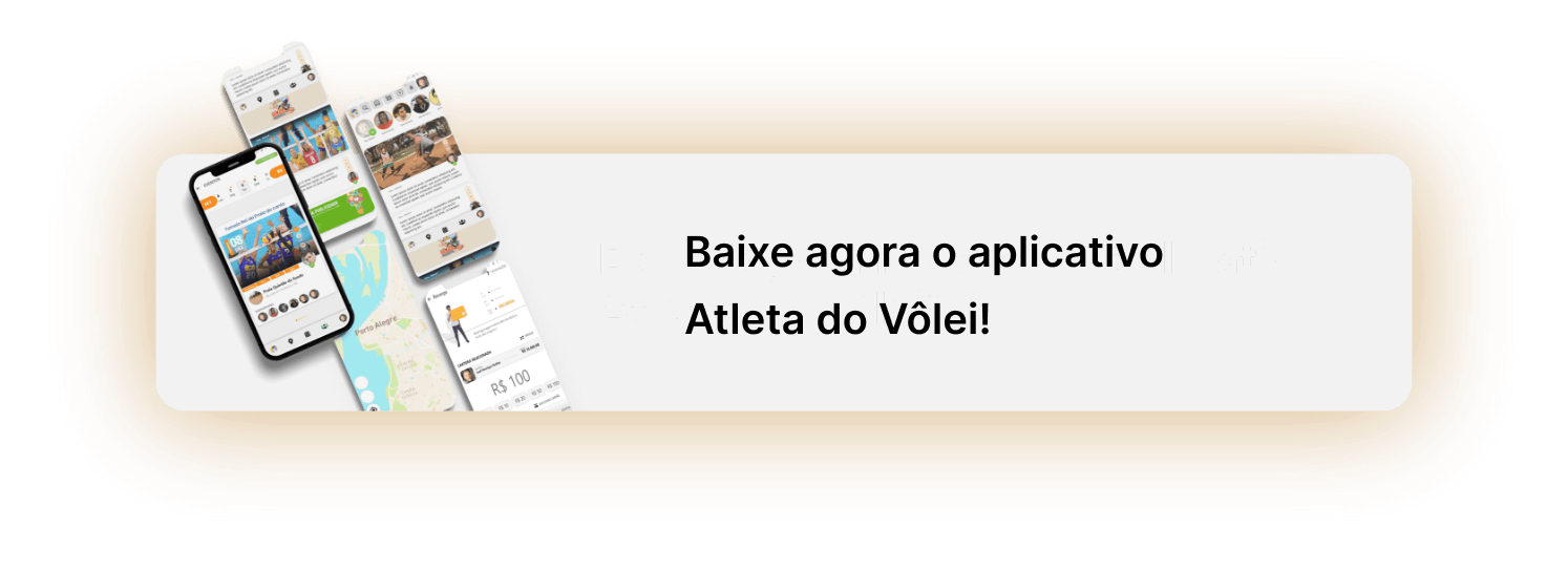 Banner baixar agora mesmo aplicativo Atleta do Vôlei